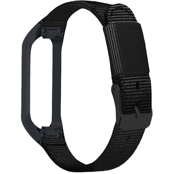 Klockarmband i canvas för Samsung Galaxy Fit E SM-R375 Svart