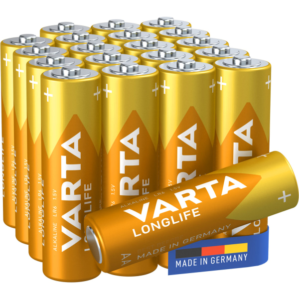 Varta Longlife AA / LR6 Batteri 20-pack