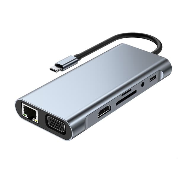 11-i-1 USB C Hub Multiport Adapter - Tilslut flere enheder