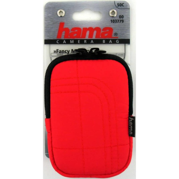 HAMA Kompaktväska Fancy Memory 50C Röd