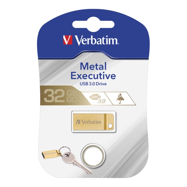 Store 'n' Go Metal Executive Gold USB 3.0 Drive 32GB
