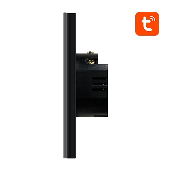 Smart Light Switch ZigBee Avatto ZTS02-EU-B2 2-vägs TUYA (svart)