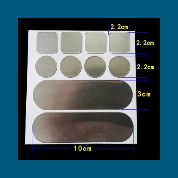 10 pakkauksen alumiinifolion korjausteippi ruostumattomalle teräkselle 0,1 mm