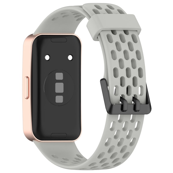Ersättningsarmband för Huawei Band 10/9/8 - Sval design med lufthål Grå