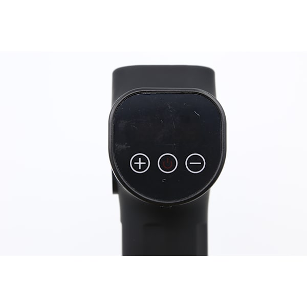 INF Massagepistol til professionel massage 6 gear Sort