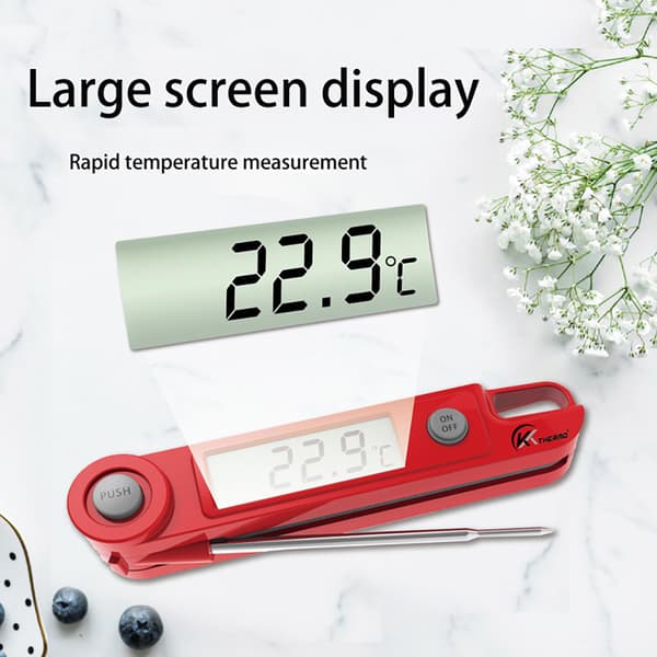 Digitalt madtermometer til køkken, grill, kaffe og mere