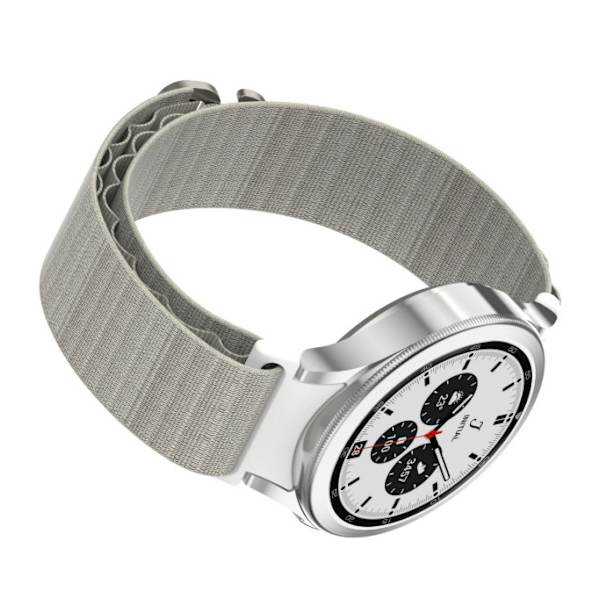 Nylonarmband för Samsung Watch 7/6 Vit