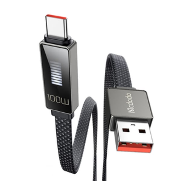 Kaapeli Mcdodo CA-4980 USB-USB-C, näyttö 1,2 m (musta)