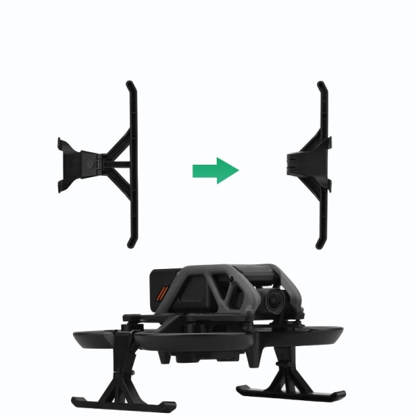 Foldbart stativ Drone Height Extender Landingsstel til DJI Avata Sort