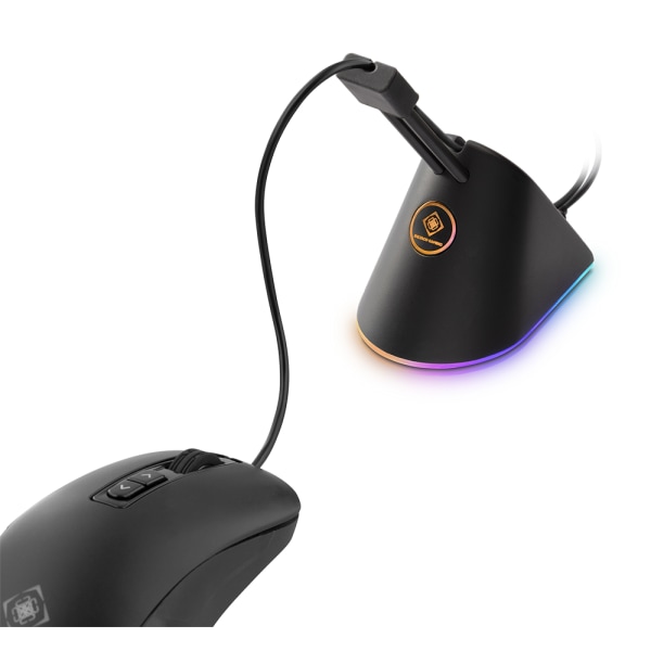 Mouse Bungee, svart/RGB