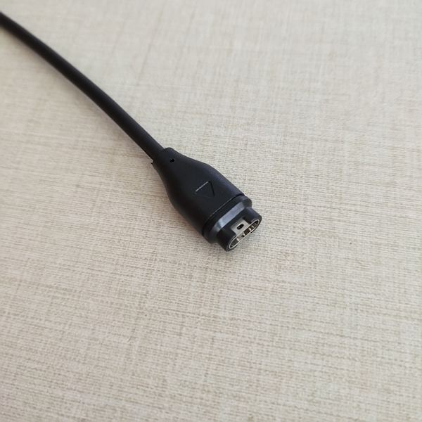 INF USB-C-älykellon latauskaapeli Garmin Fenix 5 / 5X / 5S / 6 / 6X / 6S Musta