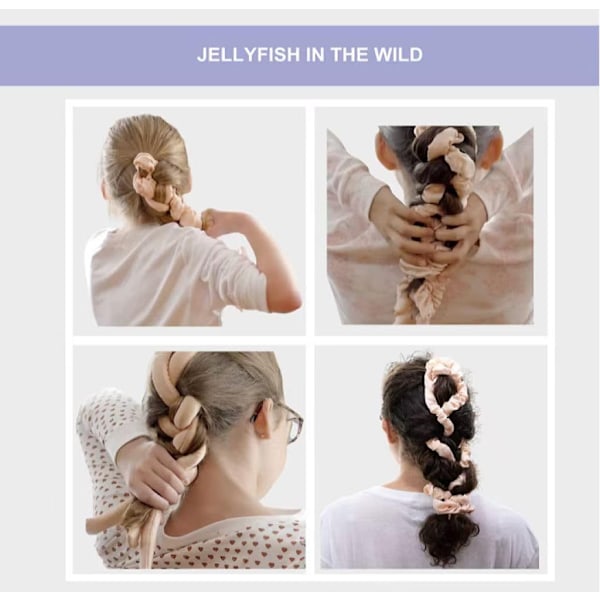 Jellyfish Curling Rod - Ubesværede krøller, mens du sover Champagne