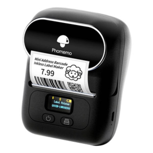 Phomemo M110 bærbar etiketprinter (sort)