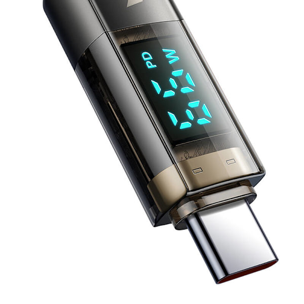 Mcdodo CA-3611 USB-C till USB-C-kabel, automatisk avstängning, PD 100W, 1,8m (svart)
