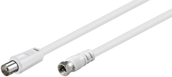 SAT-/antenne-adapterkabel (<70 dB), dobbelt afskærmet