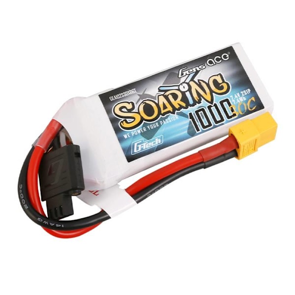 Batteri Gens Ace G-Tech Soaring 1000mAh 7,4V 30C 2S1P XT60