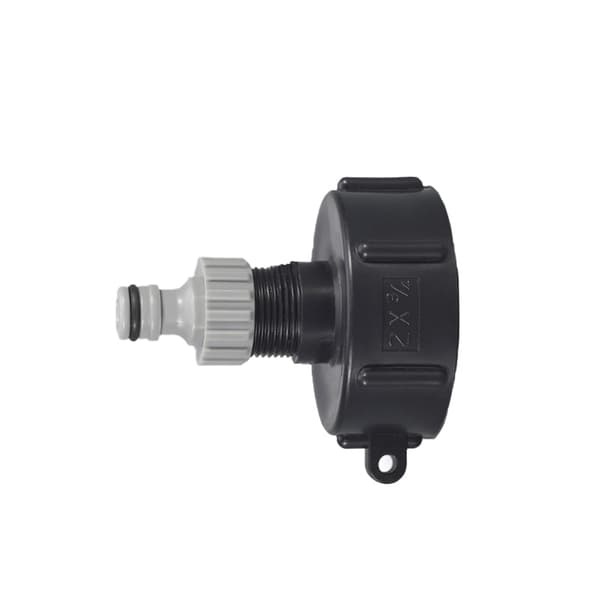 IBC Adapter i Plast - Anslutning för Slangar 3/4 inch 3/4 inch