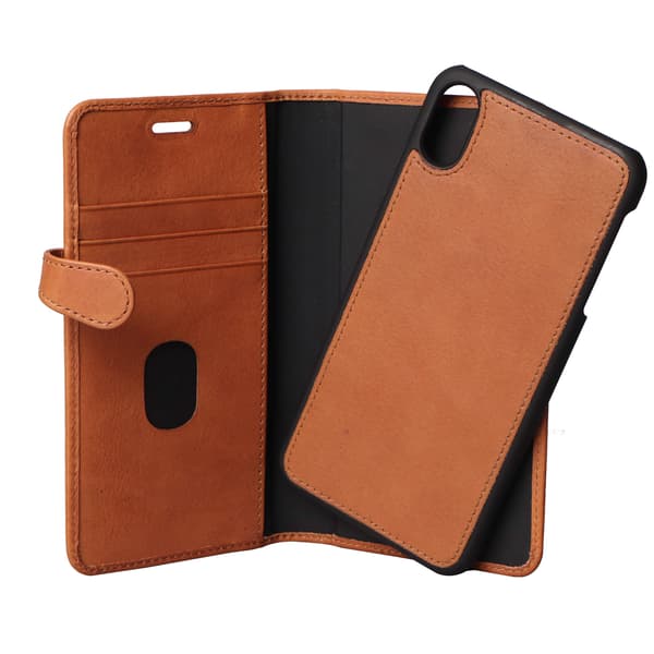 Mobilfodral 3 Kortfack Cognac - iPhone XS Max
