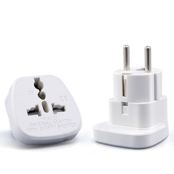 Europeisk Standard Reseadapter White White