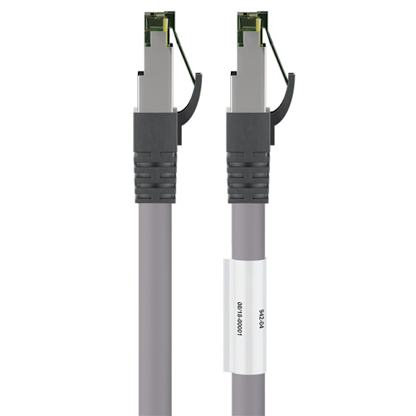 CAT 8.1 Patchkabel, S/FTP (PiMF), grå