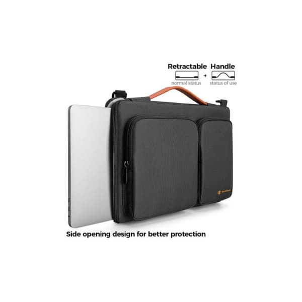 13 tommer etui til bærbar computer til ny tablet, vandafvisende notebooktaske Black Black