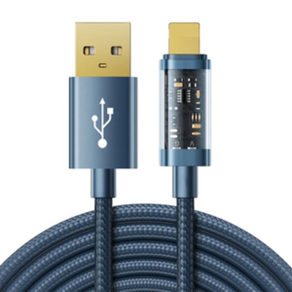 Kabel till USB-A / Lightning / 2,4A / 1,2m Joyroom S-UL012A12 (blå)