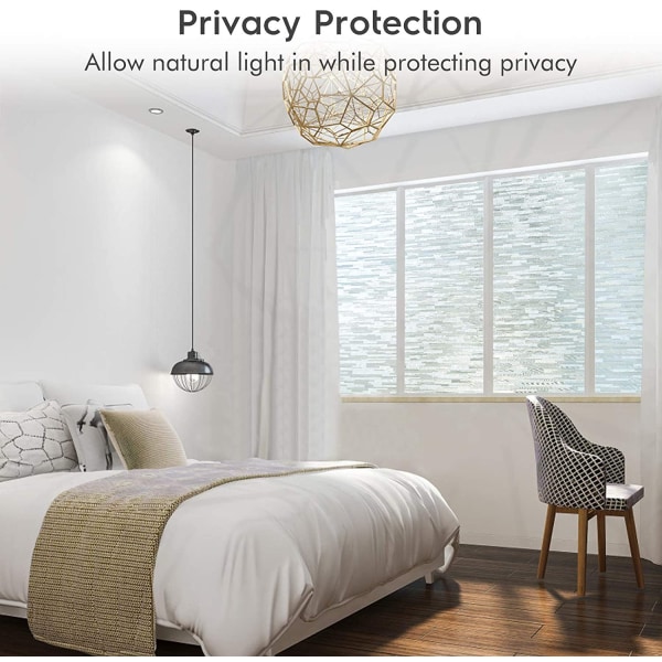 Selvklæbende vinduesfolie privatlivsbeskyttelse 200x30 cm