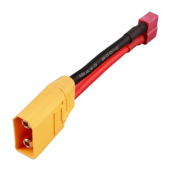 Gens ace Gens ace Deans(T) hona till XT90 hane Adapter, AWG#12 60mm?T? hona till XT90 hane Adapter, AWG#12 60mm