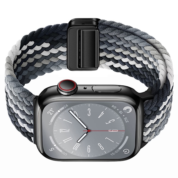 Starlight Nylon Braided Watch Strap för Apple Watch Flerfärgad S