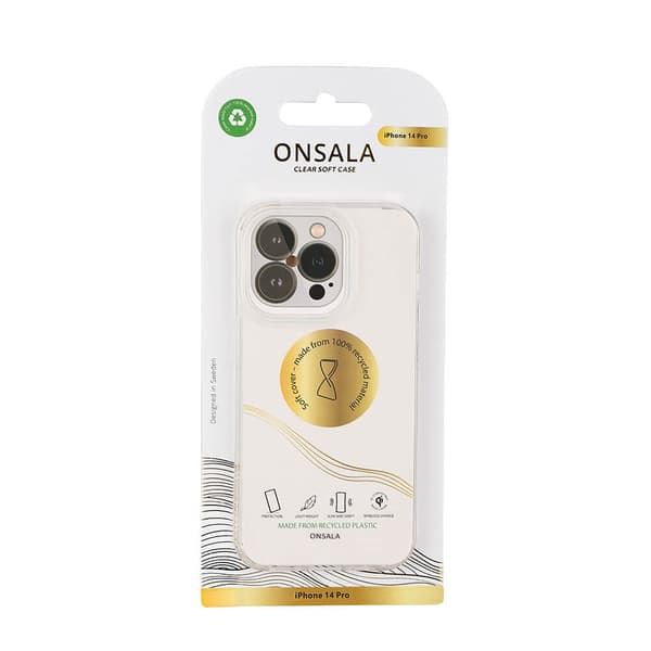 Suojakuori Kierrätetty TPU Läpinäkyvä - iPhone 14 Pro