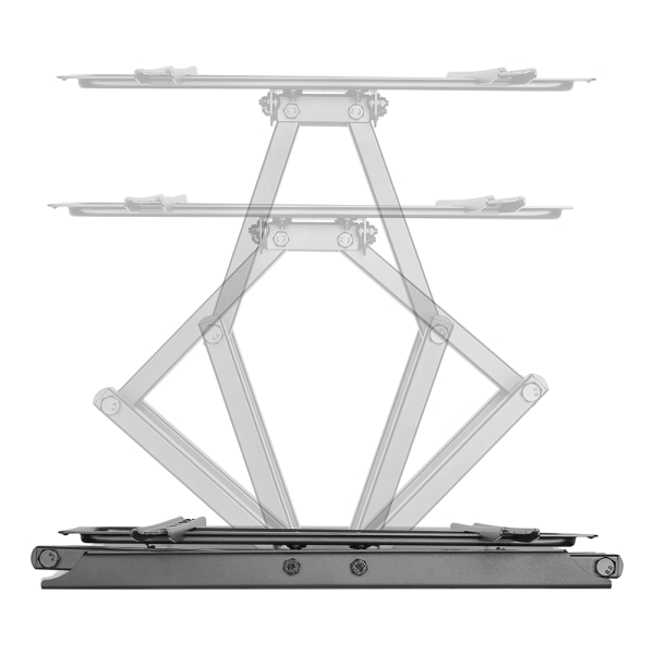Full motion 3-way wall mount for monitor/tv, 32"-55", tilt