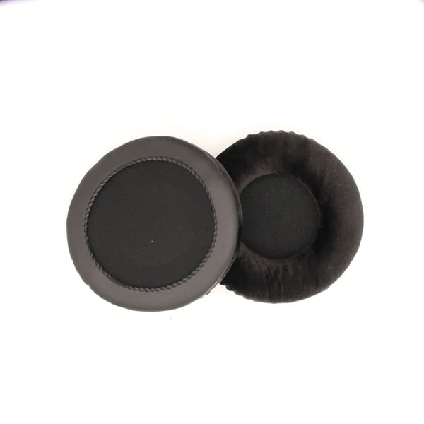 Svarta öronkuddar i sammet för Audio-Technica hörlurar - 2-pack