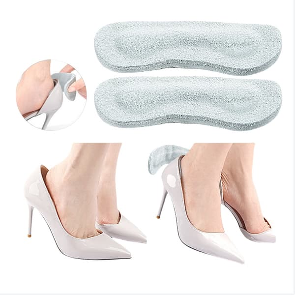 Liukumattomat kantapääsuojat - 2 paria Grey Grey