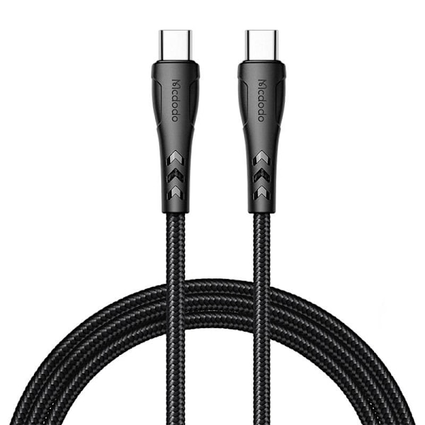 USB-C–USB-C-kaapeli Mcdodo CA-7641, PD 60 W, 1,2 m (musta)