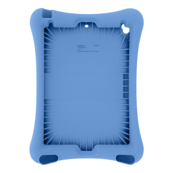 Silicone case, for all 10.2"-10.5" iPads, stand, blue