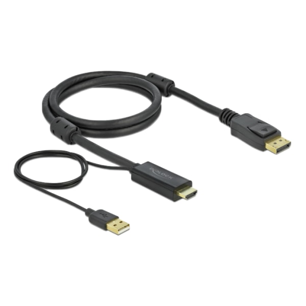 HDMI to DisplayPort cable 4K 30 Hz 1 m