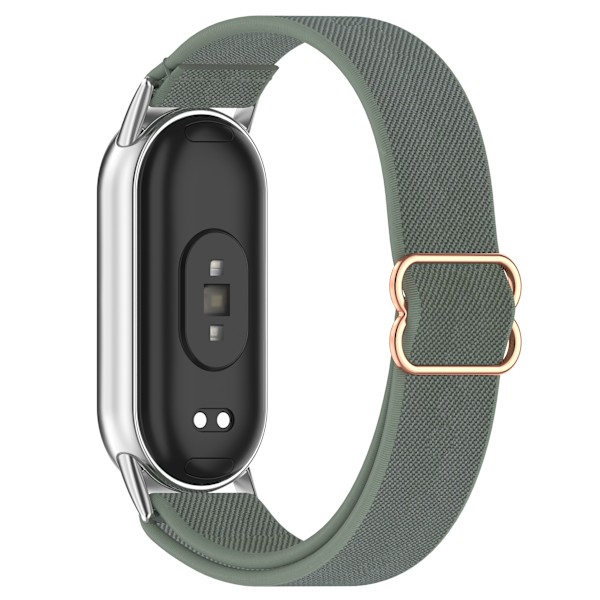 Xiaomi Mi Band 9/8/NFC Åndbar Nylon Urrem Grøn