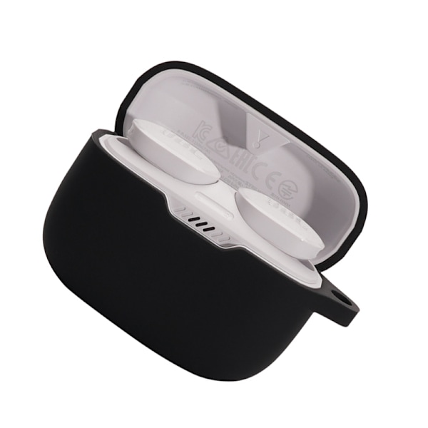 Skyddsfodral för JBL T130NC TWS-öronsnäckor med karbinhake Svart
