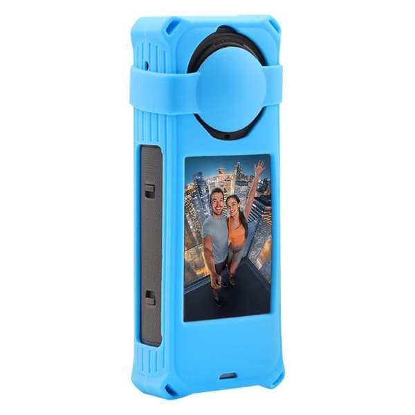 Silikonskyddsfodral för Insta360 X5-kamera Blue Blue