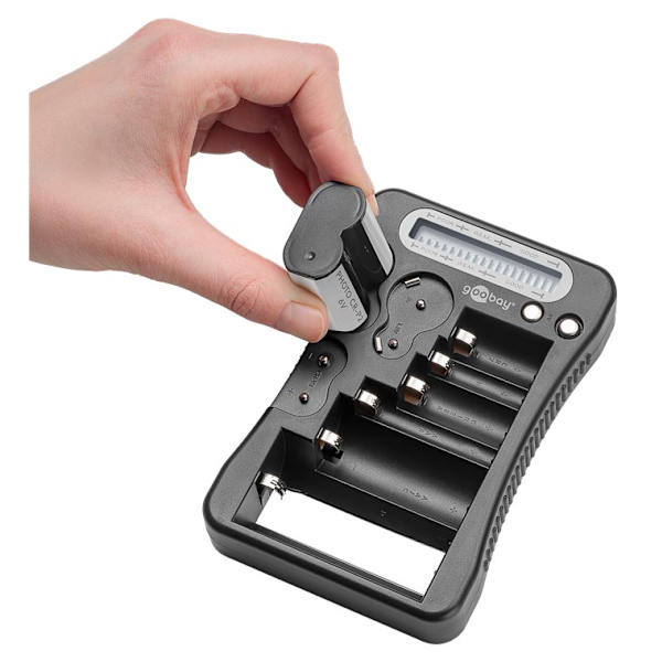 Batteriprovare med LCD-display