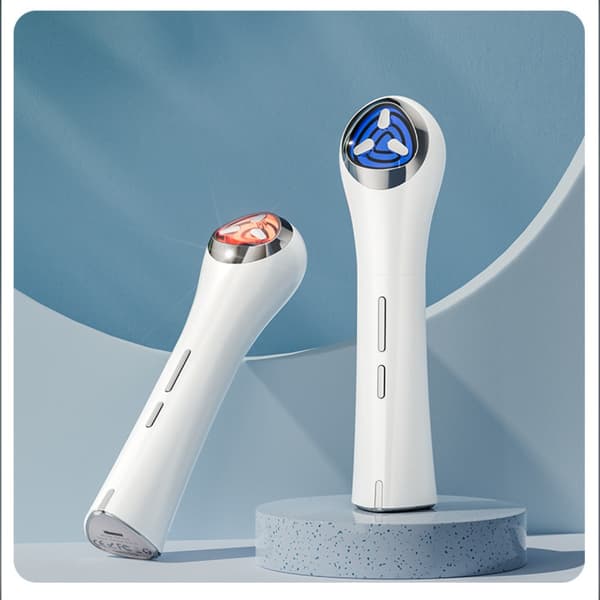 Microcurrent Ansigtsmassager: LED-Lysterapi, EMS-Løft og 3D-Vibration til Hudopstramning og Anti-Aging