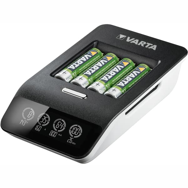 Batteriladdare LCD Ultra Fast Charger AA/AAA inkl 4xAA