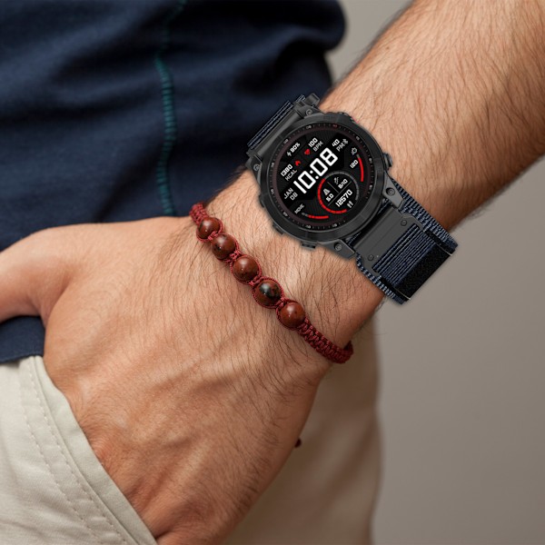 Garmin-kompatibel nylonurrem Sort