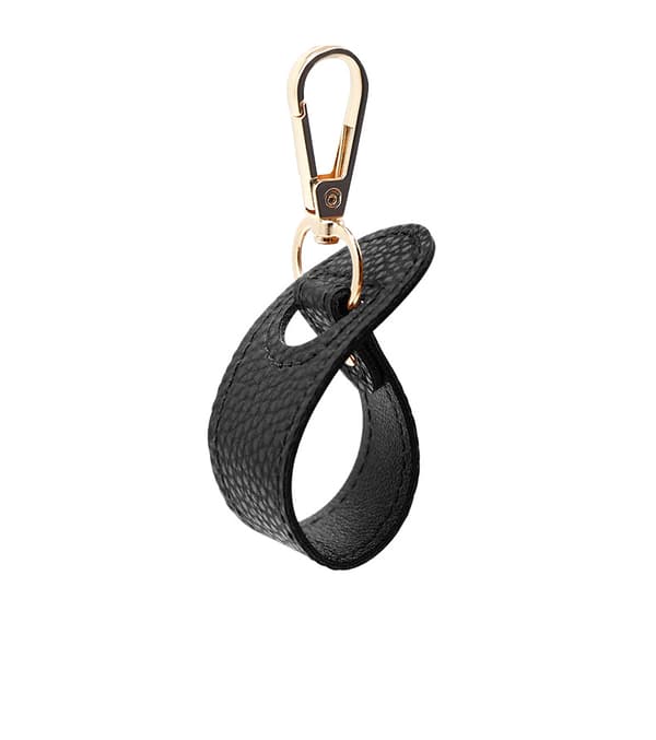 Läderhattklämma 2-pack - Resehatthållare för väskor & ryggsäckar Black Black