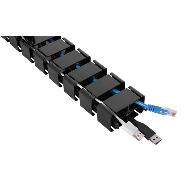 Office, Spine Cable Organizer & Hider, black
