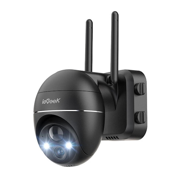 Langaton 3MP WiFi-ulkokamera ieGeek ZS-GX1S musta 5200mAh
