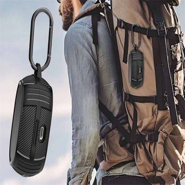 Beskyttende etui til Jabra Elite 7 Pro/7 Active - Sort
