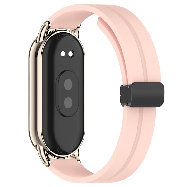Magnetiskt Klockarmband i Silikon, 12 mm Rosa