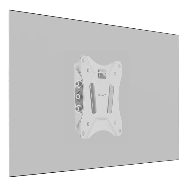 OFFICE Compact and tiltable wall mount for tablets, white