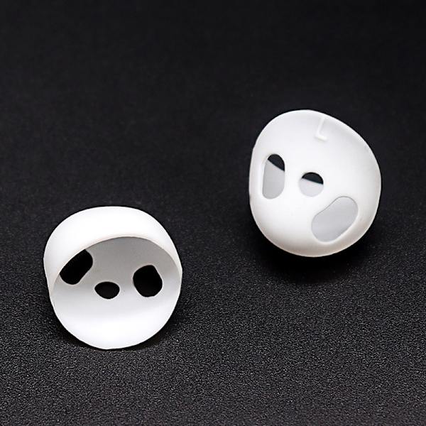Mjukt silikon hörlursfodral för Samsung Galaxy Buds Live Vit